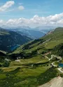 Lac des Fées et lac St Guérin - vue Croix du Berger
