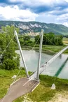 Passerelle sur le Rhône